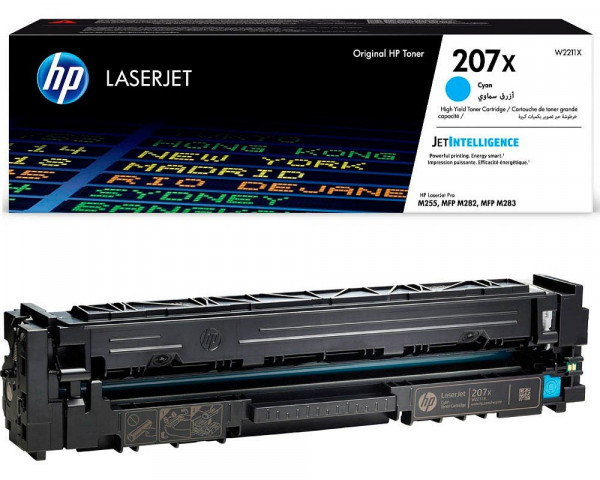 HP 207X / W2211X Originaltoner Cyan